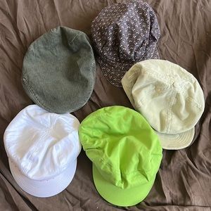 Vintage Newsboy Hats Bundle